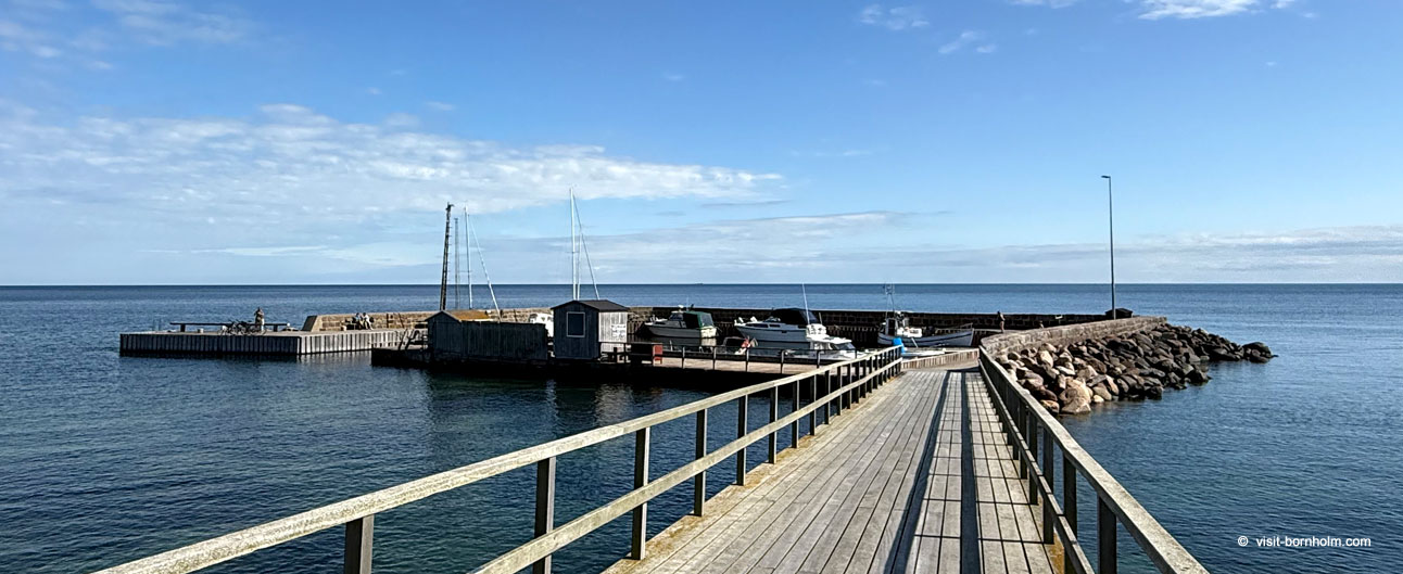 Arnager Beach and Pier
