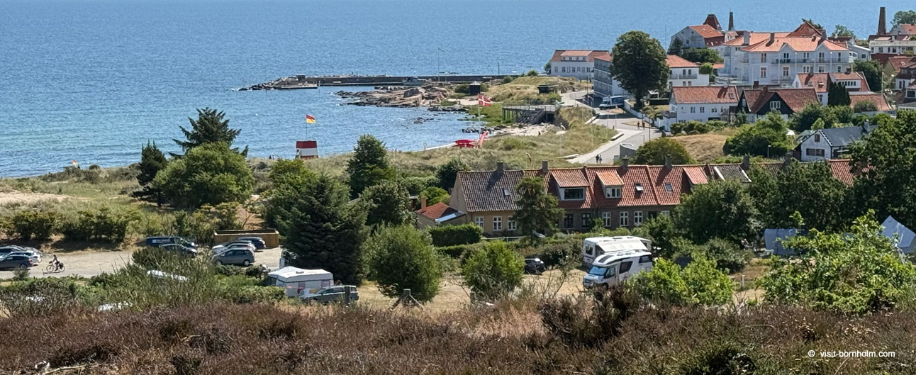 Campingpladser på Bornholm – kort