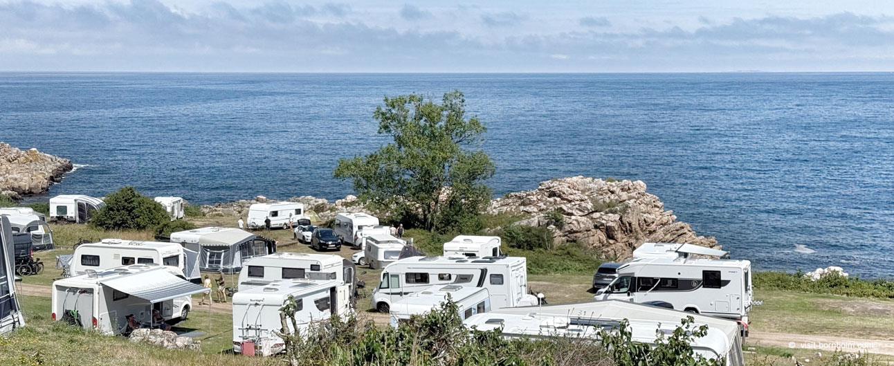 Camping med autocamper på Bornholm