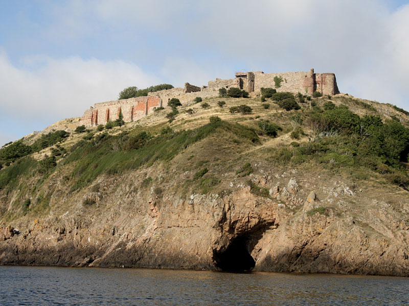 Blick auf Hammershus