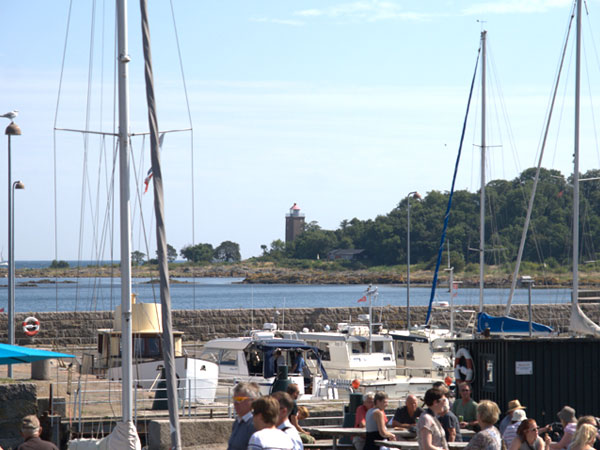 Havnen i Gudhjem – start på etape 4
