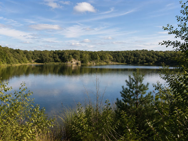 Pyritsøen – farverig sø fra tidligere lergrav