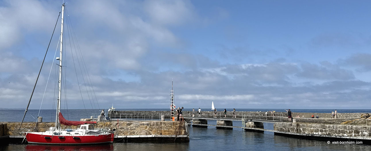 Northern Harbour in Gudhjem (Nørresand Havn)