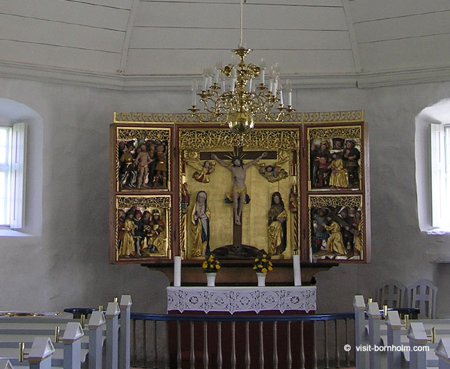 Hasle kirke interiør