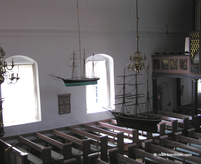 Nexø kirke interiør