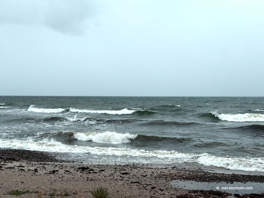 Strand på Bornholm – surfforhold