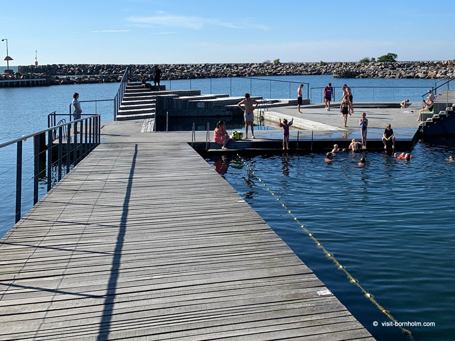 Hasle Havnebad – Badeplattform