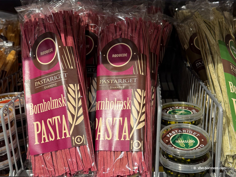 Hausgemachte Pasta aus Bornholm
