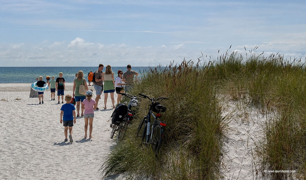 Familieferie på cykel