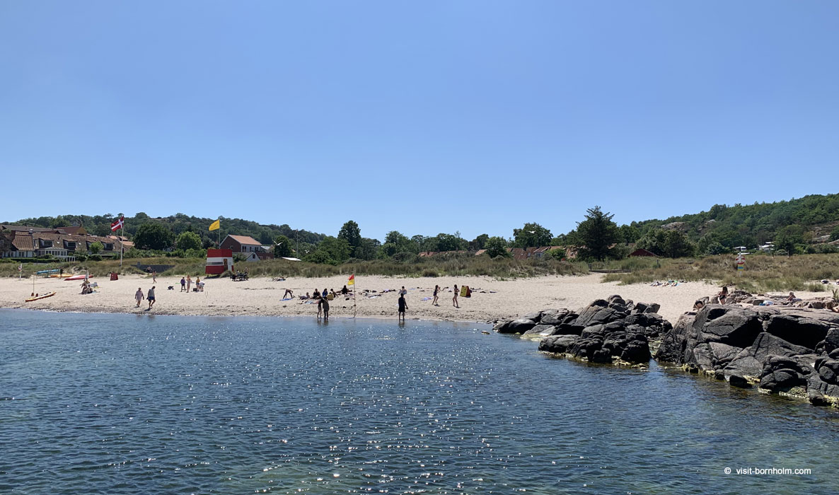 Strand ideel til SUP på Bornholm