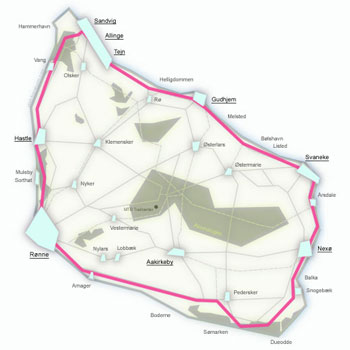 Bornholm Rundt – 104 km cykling rundt om Bornholm | Nationalrute 10