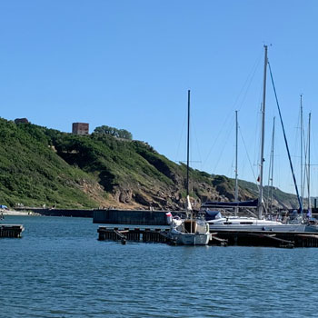 Hammerhavn – naturskøn havn ved Hammershus