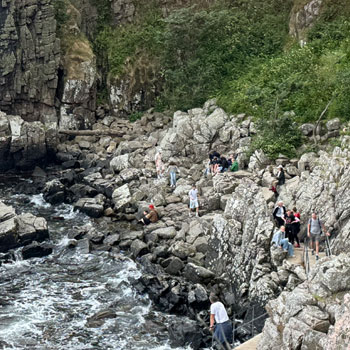 Helligdomsklipperne – The Sacred Cliffs of Bornholm – walk and boat trip