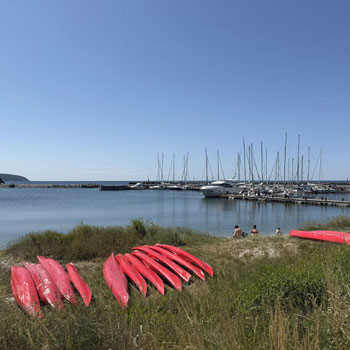 Kajakroning på Bornholm – rolige bugter og klippekyst set fra vandet