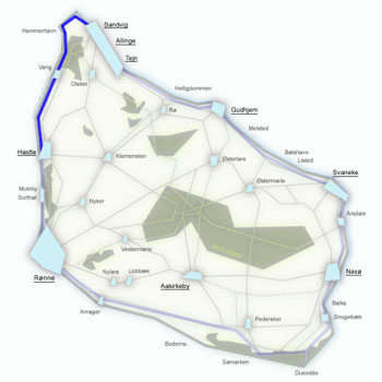 Kyststien Etape 2 – trekking fra Hasle til Sandvig via klipper og Hammershus