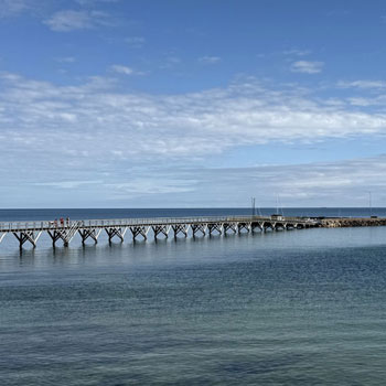 Arnager – strand og mole
